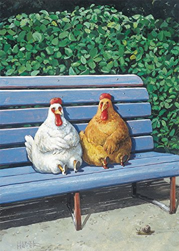 Inkognito Postkarte A6 • 14740 ''Hühner Künstler: Rudi Hurzlmeier • Fantastik