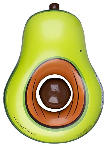 Swim Essentials Luftmatratze Avocado mit Stein 180 x 120 cm grün