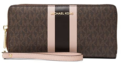 MICHAEL Michael Kors Jet Set Travel Continental Brown/Soft Pink One Size