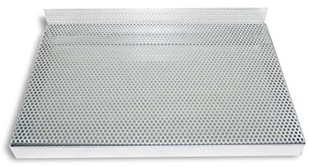 BitWa Caja de cenizas con rejilla de carbón 80 x 50 cm para barbacoa