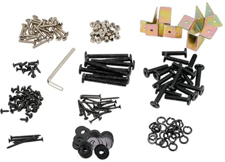 Automaten Hoffmann Schrauben Set für Tischkicker Stürmer | Austausch Schrauben mit präziser Passform | Set 16 Stück | Silber | Robustes Metall für schnellen Einbau