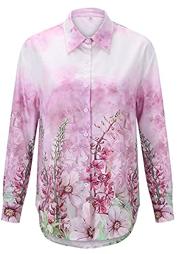 NNGOTD Jutta leibfried Mode Strickjacke sportshirts lang Damen t-Shirt Damen Langarm sweatshirtkleid Langarmshirt Damen grau Damen Oberteil Damen Pullover Herbst M