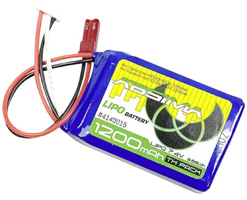 Absima 7.4V 1200mAh Modellbauakku (LiPo) Akku.Anzahl der Zellen:2 BEC Softcase