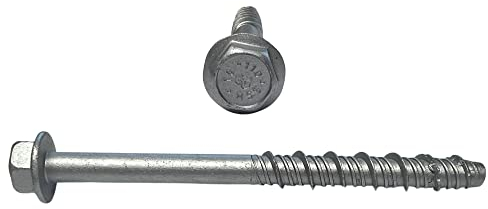 Betonschrauben 12,5x160 mm - 10 Sück Schraubanker mit Sechskantkopf verzinkt