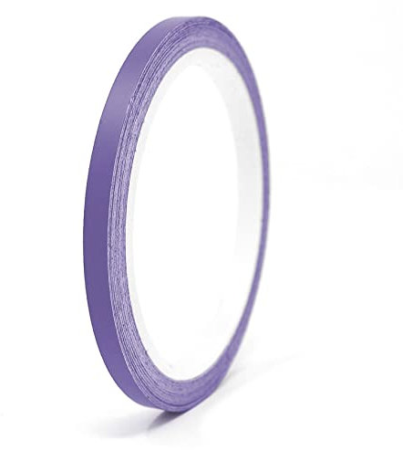 Finest Folia 10 Meter Matt Zierstreifen Auto LKW Motorrad Boot Modellbau Basteln DIY Deko Dekorstreifen Seitenstreifen Klebestreife selbstklebend (Lavendel matt, 4mm Breite)