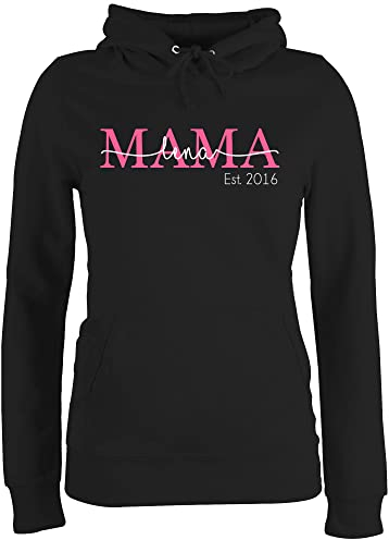 Pullover Damen Hoodie Frauen - Mama Mom Mutti Geschenk zum Muttertag - M - Schwarz - Mutter Tags Geschenke mutterzagsgeschenke muttertasgsgeschenke est Hoody muttertagsgeschenk muttertaggeschenke