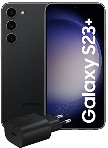 Samsung Galaxy S23+, Caricatore incluso, Smartphone Android, Display 6.6'' Dynamic AMOLED 2X, Fotocamera 50MP, RAM 8GB, 256 GB, 4.700 mAh, Phantom Black [Versione italiana]