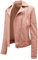 Blouson Simili Cuir Faux Leather Jacket Femme Veste Biker Motard Imitation Cuir Oversize PU Grande Taille Blousons Moto Vintage Rose M