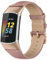 KoGiio Vintage Leder Armband Kompatibel mit Fitbit Charge 6/5, Metallschnalle Atmungsaktiv Ersatzarmband, Herren Damen Ersatz Weich Uhrenarmbänder für Fitbit Charge 5/6-Rosa