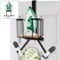 Aqash Ironing Board Hanger Over Door - Iron Holder Ironing Board Hanger Shelf Laundry Room Organization with Metal Iron Board Holder Wood Base n Adjustable Hooks for Y T Shape Legs