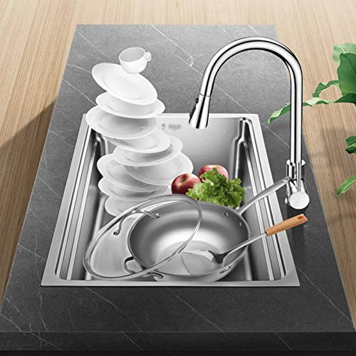 Fregaderos SilteD, Fregadero De Cocina Fregadero De Acero Inoxidable Fregadero Individual Lavabo Para Verduras Lavavajillas Fregadero Para El Hogar Los Paquetes Se Pueden Elegir A Voluntad/Paquete