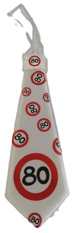 Udo Schmidt Krawatte 80 im Warnschild Design Birthday Geburtstag Party Geschenk Gag