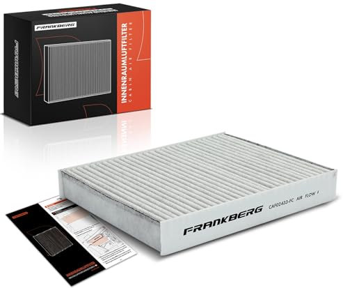 Frankberg Filtro Aria Cabina Filtro Abitacolo Compatibile con Fiesta V JD JH Fusion JU Fiesta VI CB1 CCN Fiesta V Van Fiesta Berlina Replace# 338 517