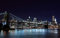 2000-teiliges Puzzle, kreative Kunstlandschaft für Erwachsene, Brooklyn Bridge. New Yorker Nachtansicht, 70 x 100 cm