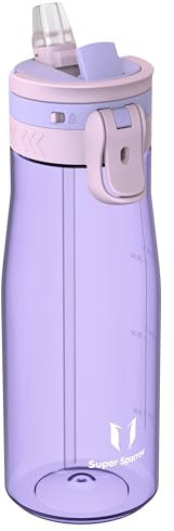 Sparrow Gourde 1L - TouchFlow Tritan Bouteille d'eau - sans BPA - Gourdes Paille Convient pour Sport, l'école, en Plein air