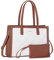 MOSISO Laptoptasche Tragetasche, 15,6 Zoll PU Leder Damen Rhombus Gesteppt Handtasche & Clutch Geldbörse, Wasserdicht Computertasche Arbeit Aktentasche für Business Büro, Braun