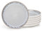 vancasso Série PLAYA Lot de 6 Assiettes Plates en Grès 26 cm - Va au Micro-Ondes, Four et Lave-Vaisselle - Beige Émaillé, Design Élégant et Résistant