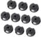 Vuzmode Bobine de Rechange for Coupe-Bordures Bosch (F016800351), 6 m x 1,65 mm, for modèles Art 30-36 LI, Art 24, Art 27 et Art 30 (Lot de 10) Kit de Remplacement de Bobine de Tondeuse