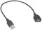 Cavo di prolunga flessibile USB 2.0 cavo dati 30 cm lunghezza foglio di alluminio schermatura compatibile per PC TV nero