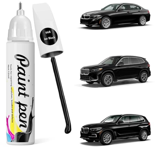 Edantas 668 Jet Black Auto Kratzer Reparaturstift, Kompatibel mit BMW | Schnelle und Einfache Kratzerbehebung für X1 X3 X4 X6 X5 X7 2er 3er 4er 5er 7er 8er Reihe iX M2 M3 M4 Z4