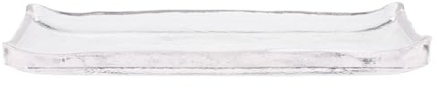 SUPVOX Plato de Cristal Rectangular y Bandeja para Almacenamiento de Alimentos de Vidrio Transparente Diseño Compacto y Multipropósito Adecuado para Sushi en Uso Personal o Restaurantes