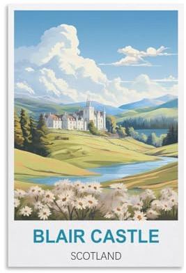 Klassisches 1000-Teile-Puzzle „Blair Castle, Schottland“ – EIN anspruchsvolles Puzzle-Spiel für Frauen und Männer. Auch als Geschenk geeignet. Format: 70 x 50 cm.