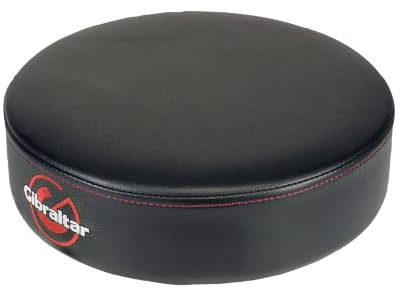 Gibraltar S9608R Vinyl Round Seat, Black