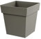 EDA - Pot de Fleur Carré TOSCANE 39 cm - Volume 38 L - 39 x 39 x 39 cm - Taupe