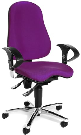 TOPSTAR | Bürostuhl SITNESS 10 | mit verstellbaren Armlehnen | lila