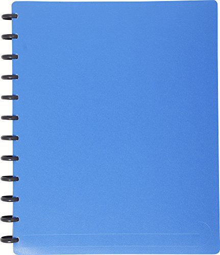 Exacompta - Réf. 56260E - Carton de 6 Protège-documents amovibles à anneaux avec 30 pochettes lisses et détachables - 60 vues - couverture en polypro semi-rigide opaque - 3 couleurs assorties