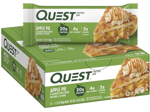 Quest Nutrition Barre Protéinée Naturel Noix de Coco/Cajou 12 Pièces