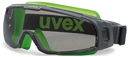 Uvex U-Sonic Supravision Excellence Safety Glasses - Tinted/Grey/Lime