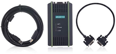 Cable PLC para Siemens S7 200/300/400 6ES7 972-0CB20-0XA0 USB-MPI+ PC USB-PPI, negro