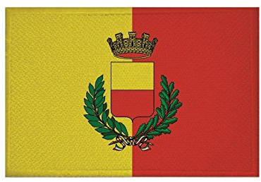 U24 Aufnäher Neapel Stadt Fahne Flagge Aufbügler Patch 9 x 6 cm