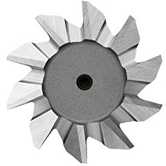Dormer C83032.0X60 Series C830 HSS-E Schwalbenschwanz-Nutfräser/Frässchneider, helles Finish mit 45/60 Grad Winkel, Weldon-Schaft, 32,0 mm Schnittdurchmesser, 32,0 mm x 60 mm Größe