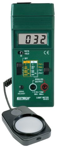 Extech 401025 Foot-Candle/Lux-Lichtmesser, 50.000 Lux, Doppelanz.