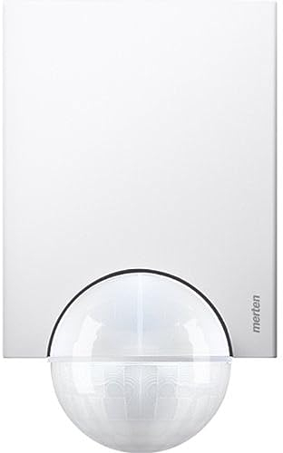 Schneider Electric Merten Argus Bewegungsmelder Innen- und Außenbereich, 220 Basic, IP55, 360 Grad Nahfeldbereich, polarweiss, Artikelnummer 565219