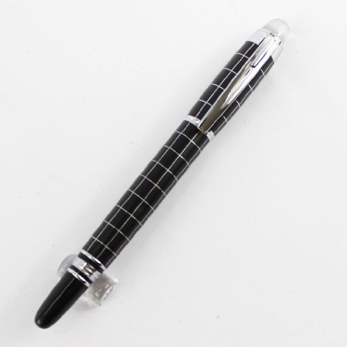 Gullor Fashion Elegant Baoer Black with Silver Cross-line Pen 79 Fountain Pen