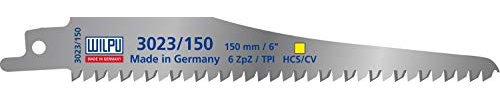 WILPU 3023/240 Säbelsägeblatt für Holz & Kunststoff 240x19x1,27mm Z6-5 Stück