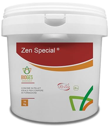 Zen Special 4.3.1 da 10 kg - Concime Organico pellettato Biologico Ideale per Le conifere in Formazione