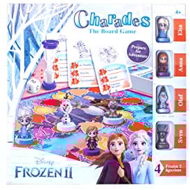 Disney Kinder im Alter von 4,5,6,7 Jahren, Die Eiskönigin 2 Familien-Brettspiel-Scharaden, 2 Spieler