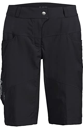 VAUDE Radhose Qimsa Shorts für Damen – Fahrradhose für Radtouren und MTB, Atmungsaktive Radlerhose, Recycelte Materialien, Gepolsterte Innenhose, Nachhaltig