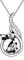 LONAGO Panda Halskette 925 Sterling Silber Niedlicher Tieranhänger Panda Bär Halskette Schmuck Geschenke für Frauen