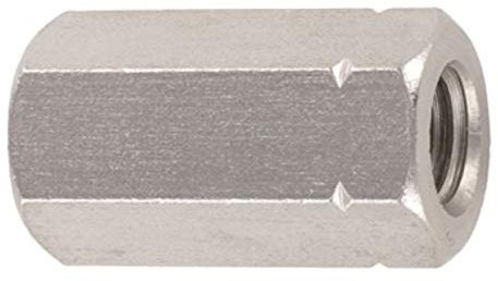 Verbindungsmuttern Sechskant A2 Edelstahl DIN 6334 Langmuttern Gewindemuffen V2A M6 - M16 (25, 16 x 48)