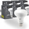 SINCELIGHT LED R80 Reflektorlampe Glühbirne, mit E27/ES-Sockel, nicht dimmbar, 800 Lumen Ersetzt 80 Watt Halogenlampen, 120° Ausstrahlungswinkel, Warmweiß - 2700 Kelvin, 6er-Pack