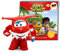 tonies Hörfigur für Toniebox, Super Wings – Schwimmende Schweinchen, Hörspiel mit 4 Geschichten für Kinder ab 4 Jahren, Spielzeit ca. 47 Minuten
