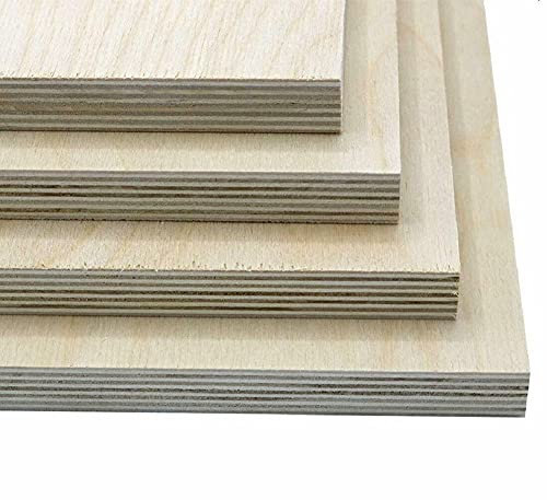 Pannello di compensato di betulla, compensato Multiplex di betulla, qualità B/BB, diversi spessori e dimensioni (1220 mm x 305 mm x 15 mm)