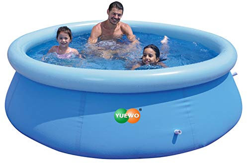 Fayelong Inflatable Swimming Pool for Kids and Adults, Large Kiddie Pool Outdoor Portable Blow Up Swimming Pool for Family, Backyard, Outside and Water Summer Party (10ft x 30in)