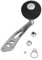 Angelrollengriff, Spinning Angelrolle Metall Eva GriffknopfRollengriff Rollenwechselgriff Baitcasting Trolling Rollenkurbelzubehör Kurbel Kurbelarm Rocker Arm Rutschfester Angelknopfgriff Schwarz