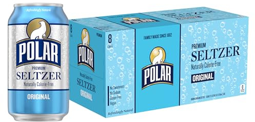 Polar Seltzer Water Original, 12 fl oz cans, 8pk